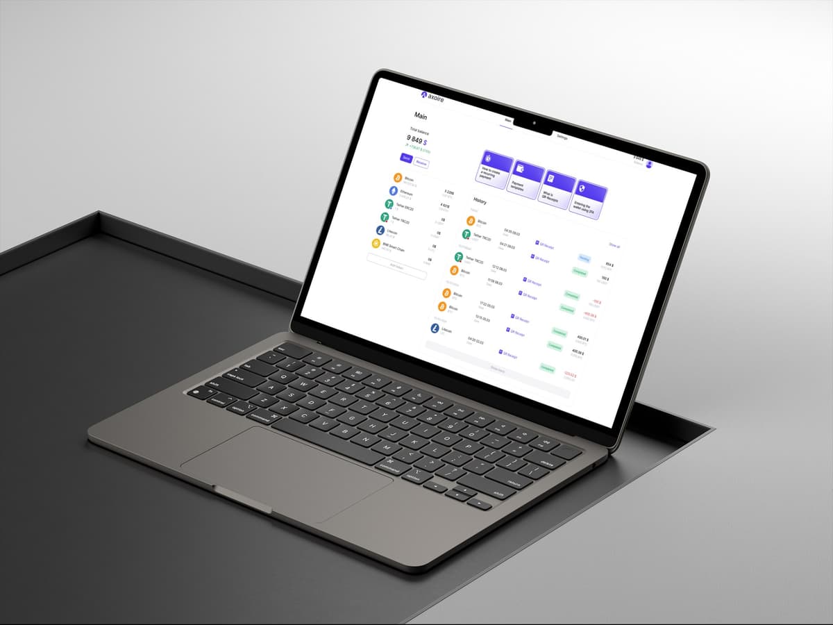 Axoire | Online Crypto Wallet & Payment System