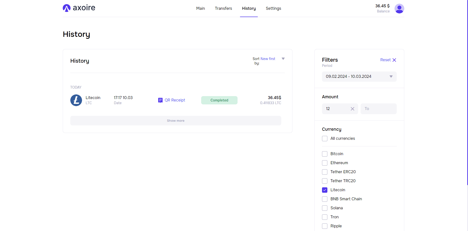 website demo #6