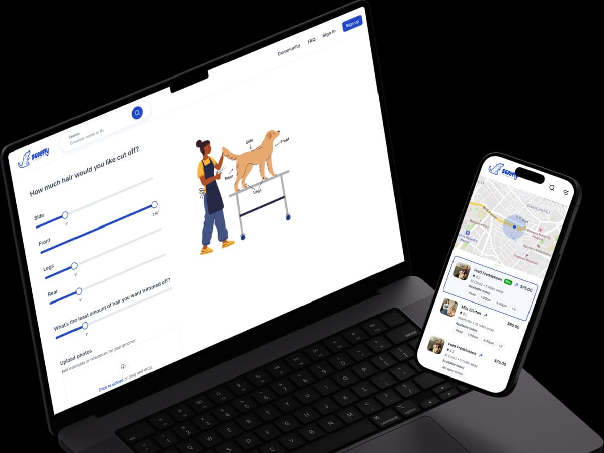 Scruffy | Grooming Services Marketplace for Pet Owners and Groomers
